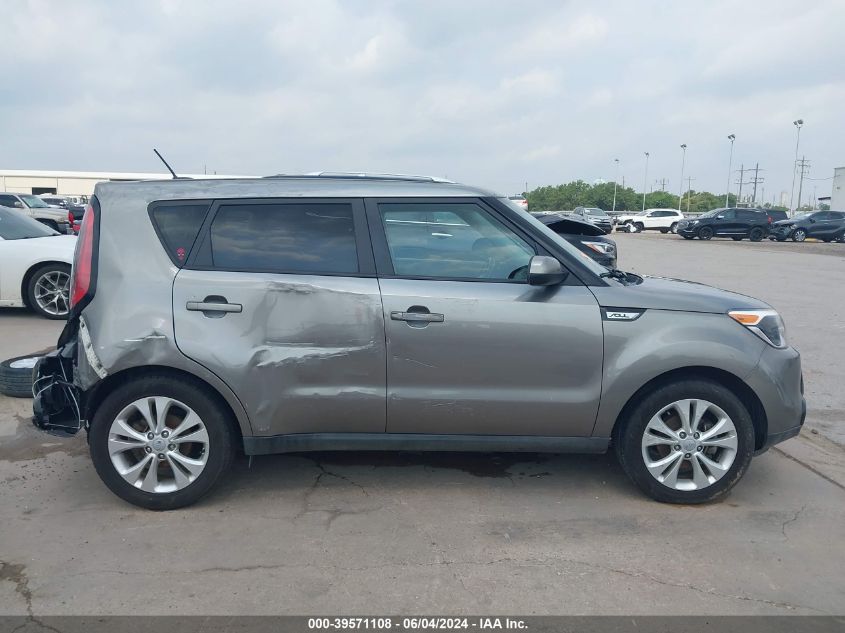 2016 Kia Soul + VIN: KNDJP3A56G7291777 Lot: 39571108