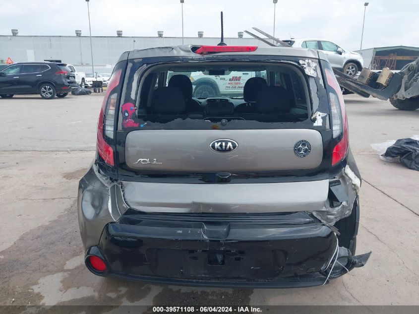 2016 Kia Soul + VIN: KNDJP3A56G7291777 Lot: 39571108