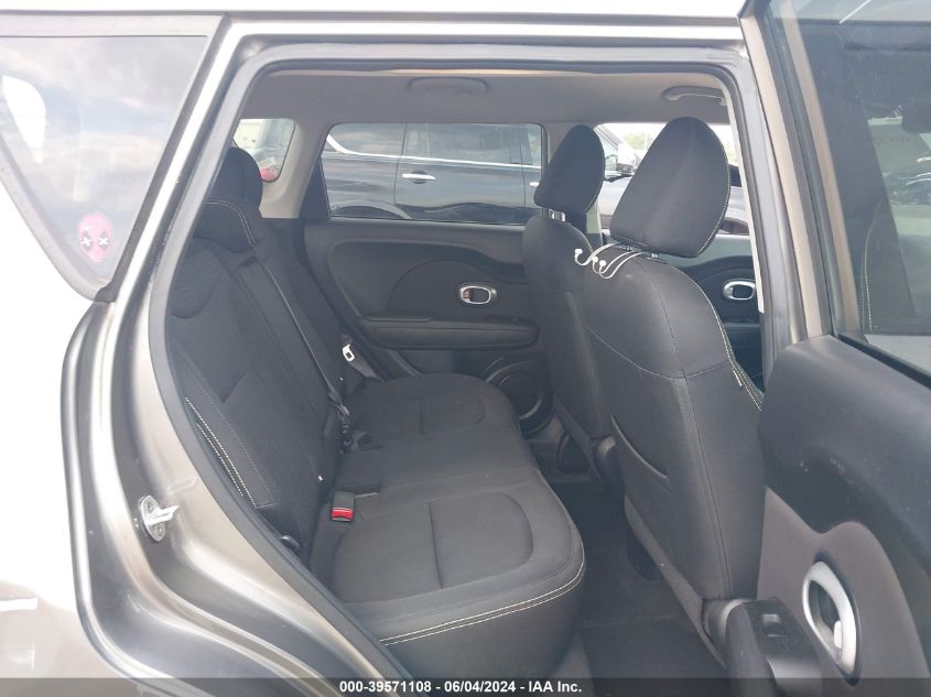 2016 Kia Soul + VIN: KNDJP3A56G7291777 Lot: 39571108