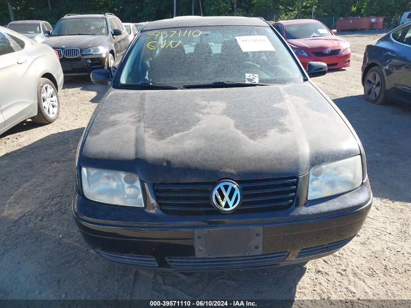 2001 Volkswagen Jetta Gls VIN: 3VWST29M01M005700 Lot: 39571110