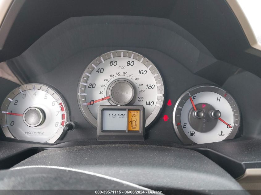 2012 Honda Pilot Ex-L VIN: 5FNYF4H5XCB021498 Lot: 39571115