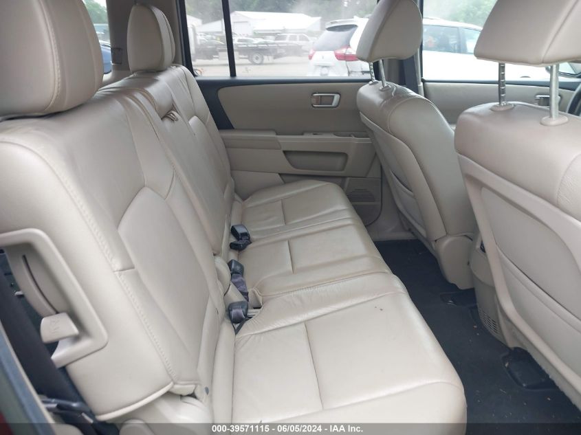 2012 Honda Pilot Ex-L VIN: 5FNYF4H5XCB021498 Lot: 39571115