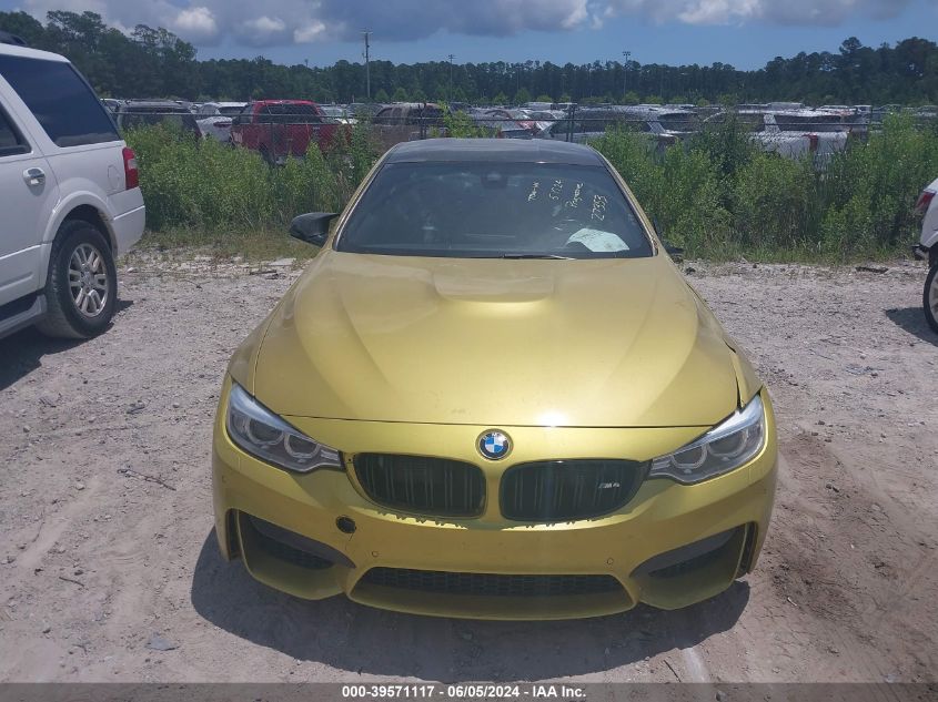 2015 BMW M4 VIN: WBS3R9C5XFK330362 Lot: 39571117