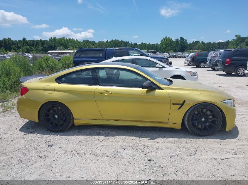 2015 BMW M4 VIN: WBS3R9C5XFK330362 Lot: 39571117