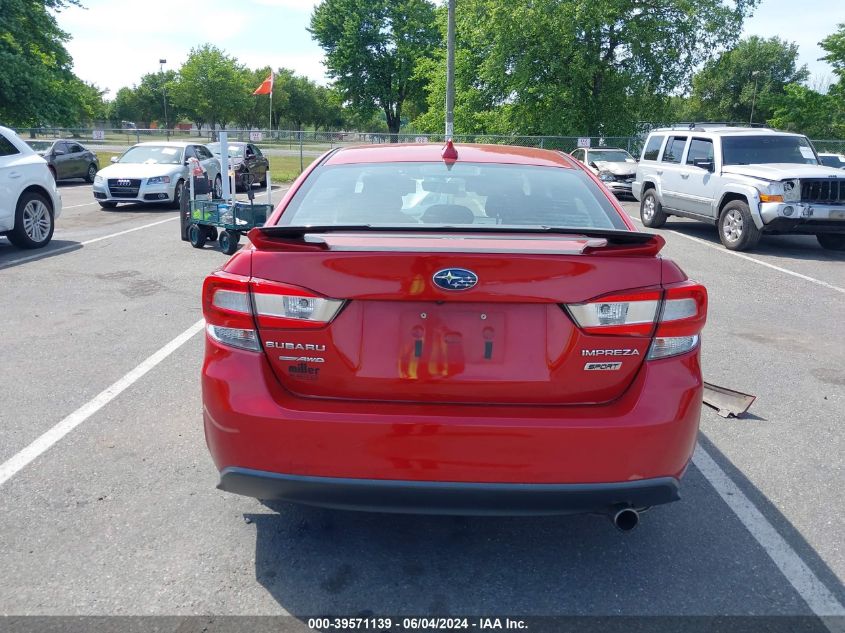 2017 Subaru Impreza 2.0I Sport VIN: 4S3GKAM63H3622275 Lot: 39571139