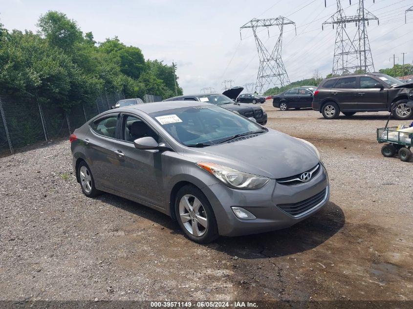 2013 Hyundai Elantra Gls VIN: 5NPDH4AE6DH405509 Lot: 39571149