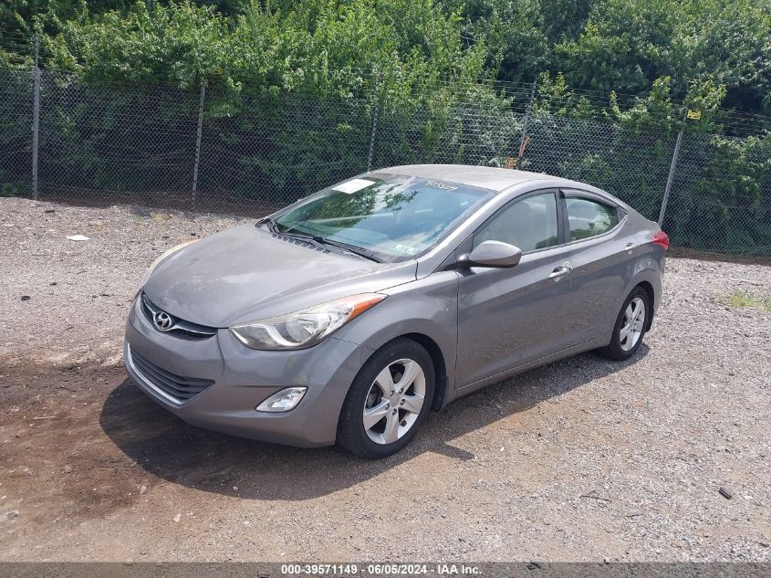 2013 Hyundai Elantra Gls VIN: 5NPDH4AE6DH405509 Lot: 39571149