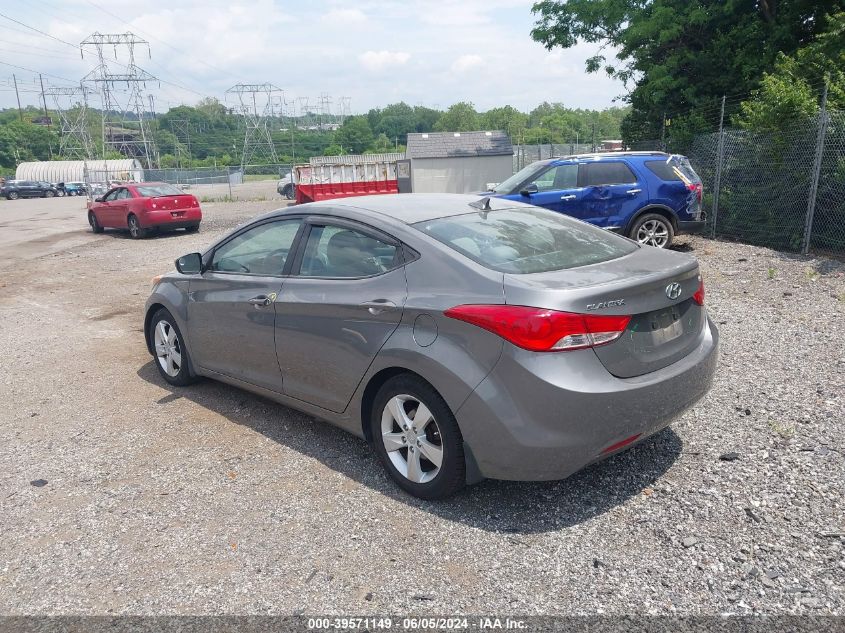 2013 Hyundai Elantra Gls VIN: 5NPDH4AE6DH405509 Lot: 39571149