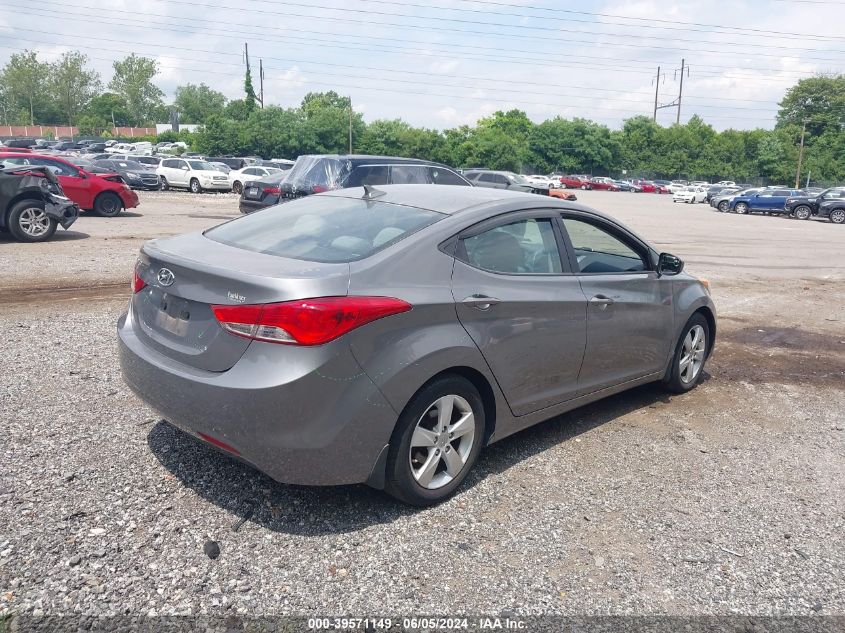 2013 Hyundai Elantra Gls VIN: 5NPDH4AE6DH405509 Lot: 39571149