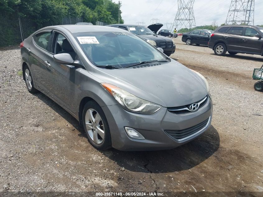 2013 Hyundai Elantra Gls VIN: 5NPDH4AE6DH405509 Lot: 39571149