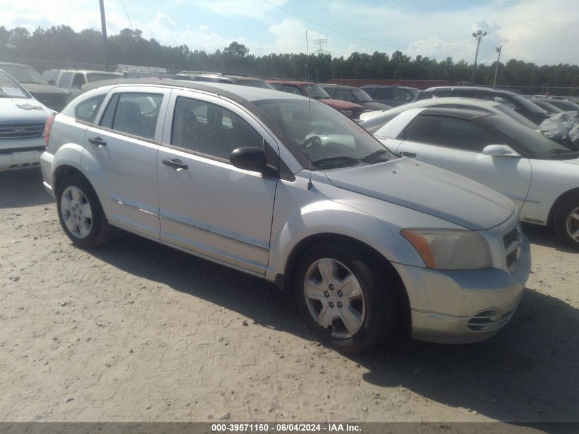 2007 Dodge Caliber Sxt VIN: 1B3HB48B27D553506 Lot: 39571150