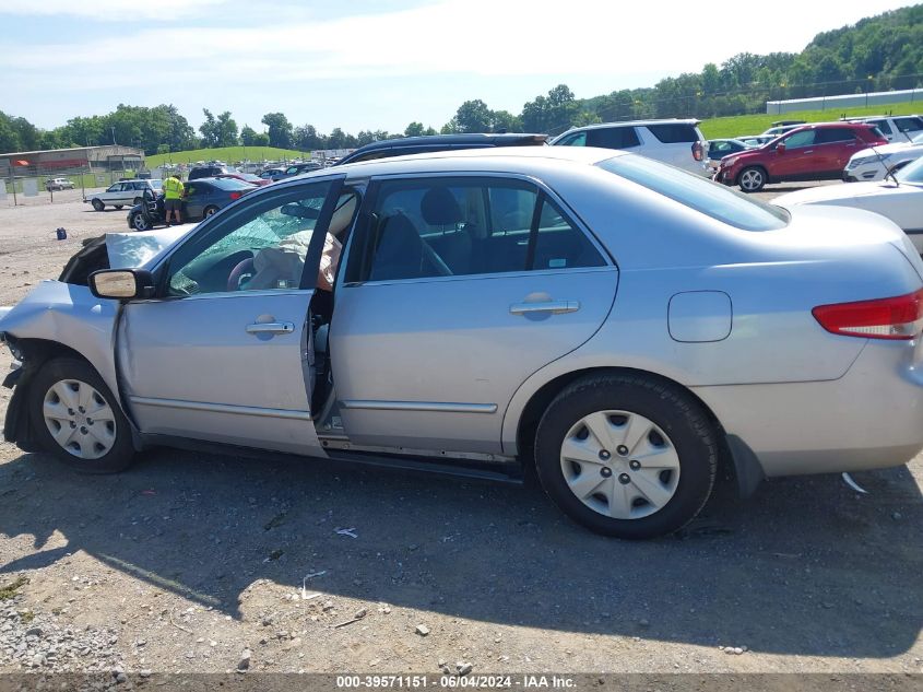 2004 Honda Accord 2.4 Lx VIN: 1HGCM56394A129601 Lot: 39571151