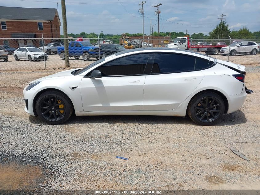 2022 Tesla Model 3 Rear-Wheel Drive VIN: 5YJ3E1EA7NF105908 Lot: 39571152