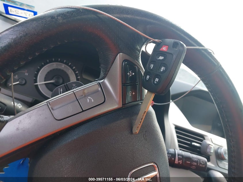 2013 Honda Odyssey Ex-L VIN: 5FNRL5H60DB017456 Lot: 39571155