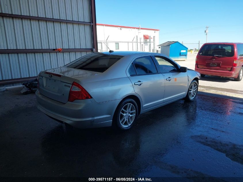 2011 Ford Fusion S VIN: 3FAHP0GA4BR297862 Lot: 39571157