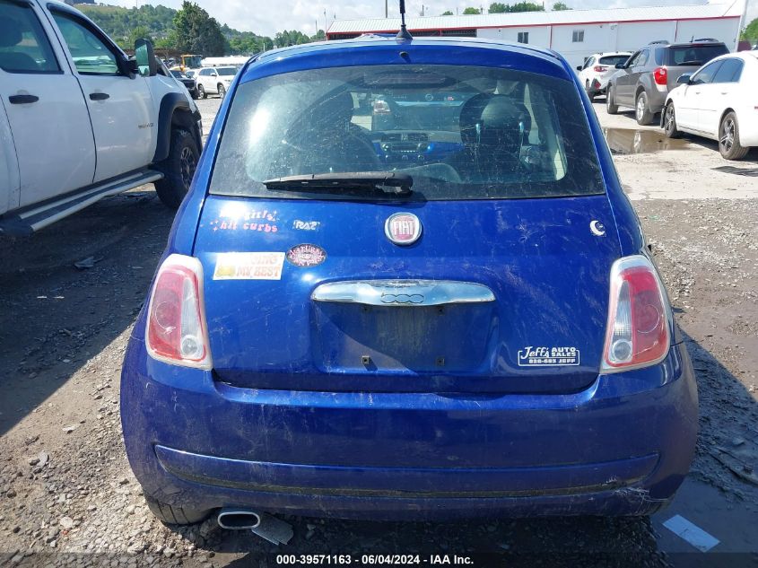 2014 Fiat 500 Pop VIN: 3C3CFFARXET205352 Lot: 39571163