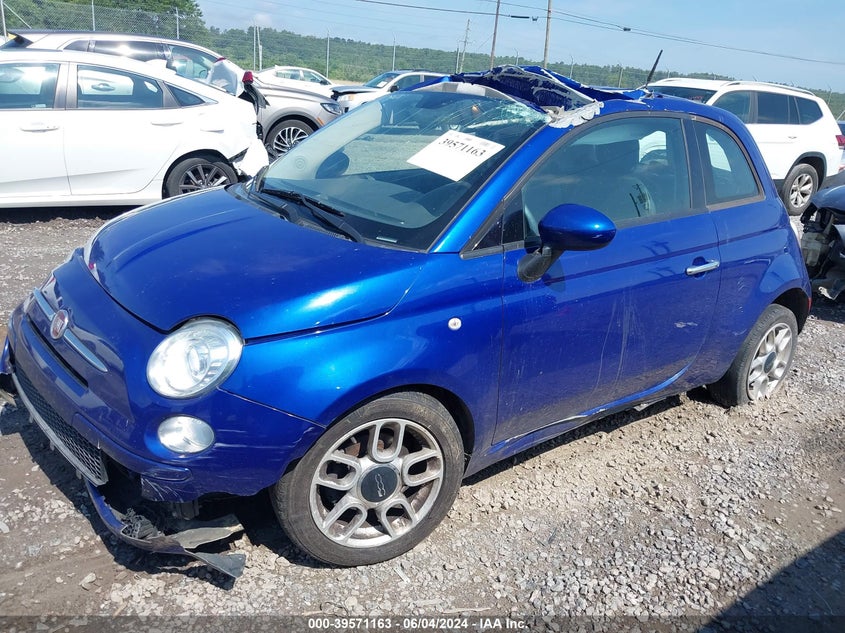 2014 Fiat 500 Pop VIN: 3C3CFFARXET205352 Lot: 39571163