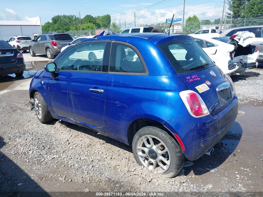 2014 Fiat 500 Pop VIN: 3C3CFFARXET205352 Lot: 39571163