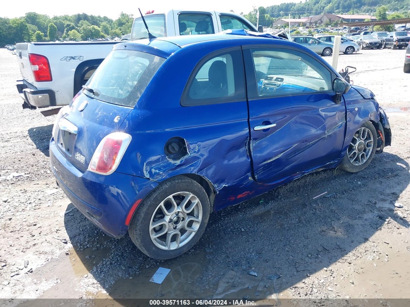 2014 Fiat 500 Pop VIN: 3C3CFFARXET205352 Lot: 39571163
