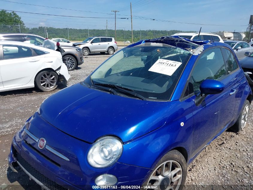 2014 Fiat 500 Pop VIN: 3C3CFFARXET205352 Lot: 39571163