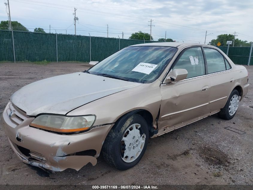 2001 Honda Accord 2.3 Lx VIN: 1HGCG56411A063346 Lot: 39571169