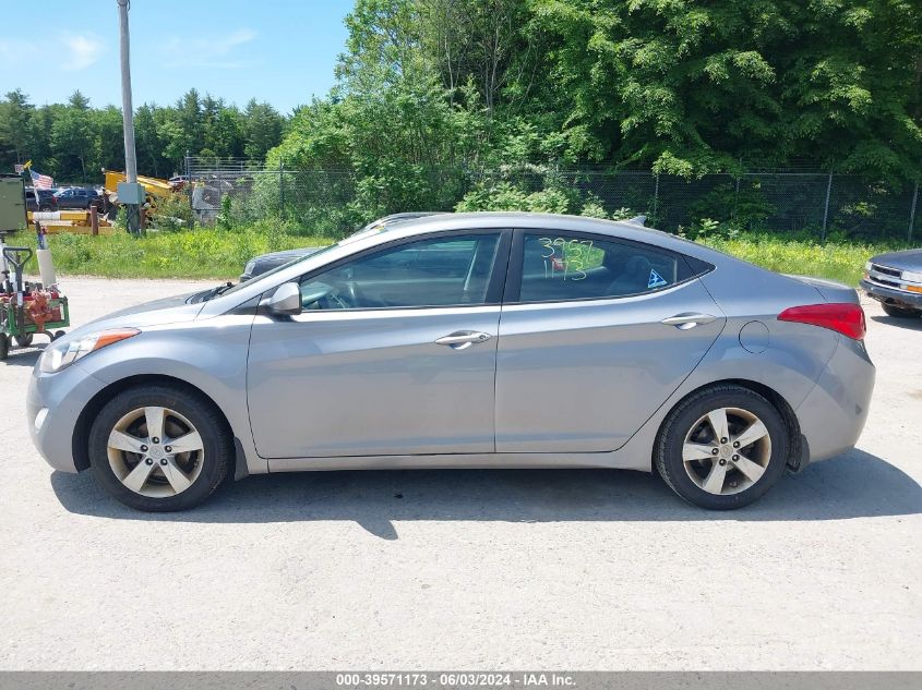 2013 Hyundai Elantra Gls VIN: KMHDH4AE1DU673501 Lot: 39571173