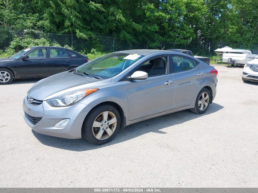 2013 Hyundai Elantra Gls VIN: KMHDH4AE1DU673501 Lot: 39571173