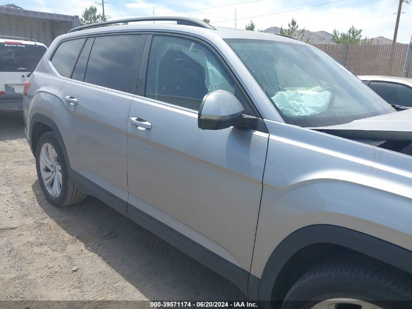 2021 Volkswagen Atlas 3.6L V6 Se W/Technology VIN: 1V2JR2CA2MC537465 Lot: 39571174