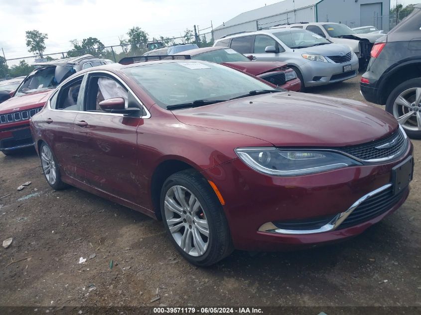 2015 Chrysler 200 Limited VIN: 1C3CCCAB8FN539987 Lot: 39571179