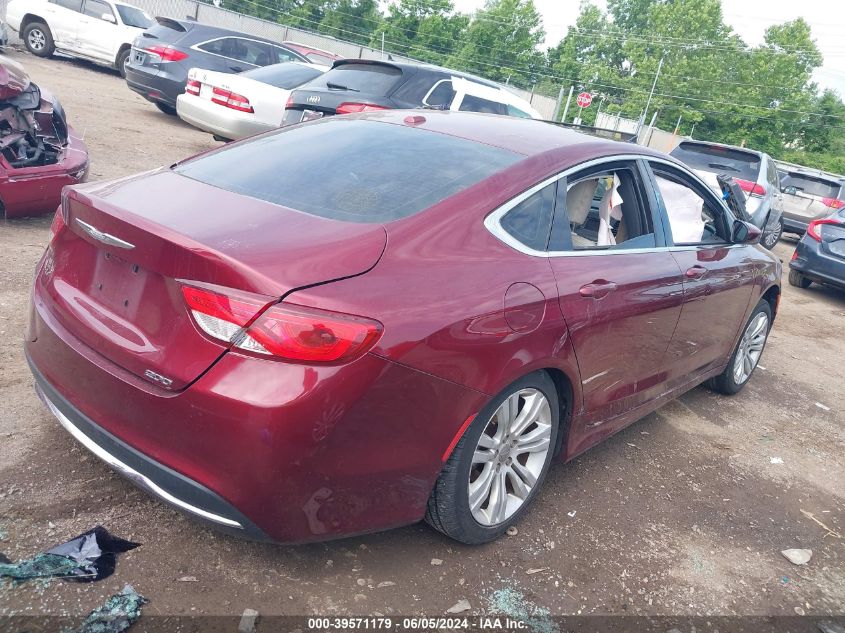 2015 Chrysler 200 Limited VIN: 1C3CCCAB8FN539987 Lot: 39571179