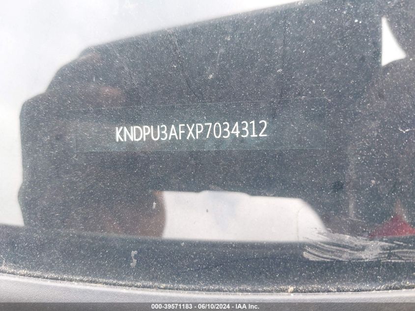 2023 Kia Sportage Lx VIN: KNDPU3AFXP7034312 Lot: 39571183