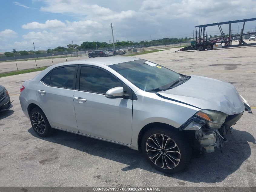 2014 Toyota Corolla S Plus VIN: 2T1BURHE3EC022721 Lot: 39571198