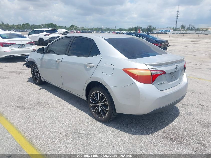 2014 Toyota Corolla S Plus VIN: 2T1BURHE3EC022721 Lot: 39571198