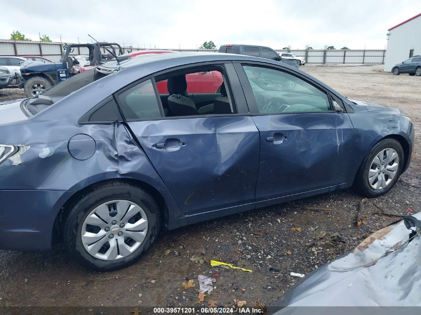 2013 Chevrolet Cruze Ls Auto VIN: 1G1PA5SG3D7288802 Lot: 39571201