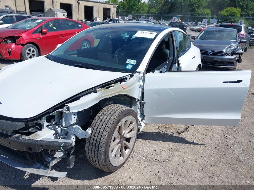 2022 Tesla Model 3 Long Range Dual Motor All-Wheel Drive VIN: 5YJ3E1EB2NF187507 Lot: 39571209