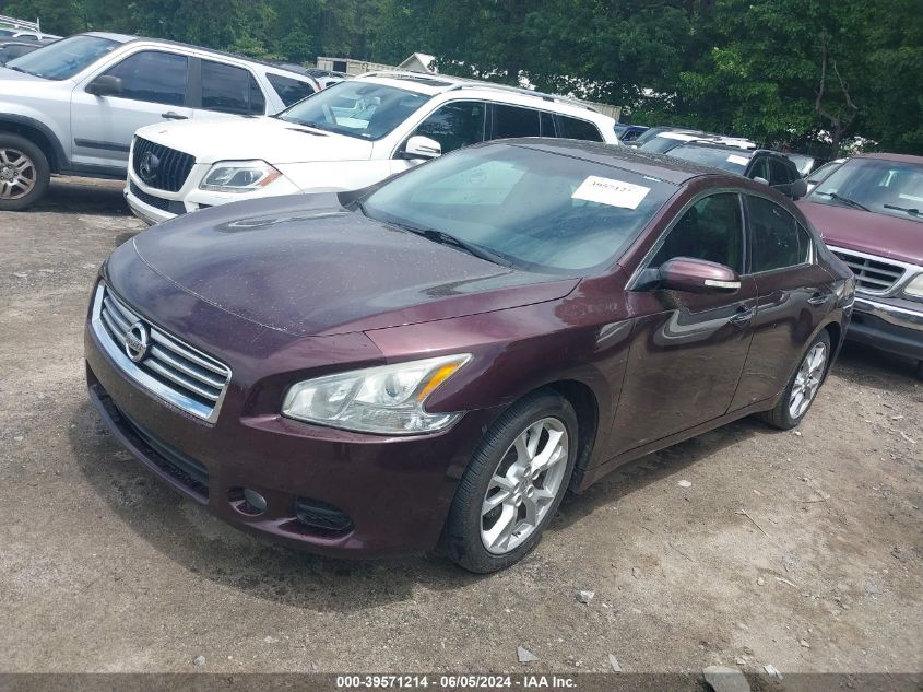 2014 Nissan Maxima 3.5 Sv VIN: 1N4AA5AP5EC461524 Lot: 39571214