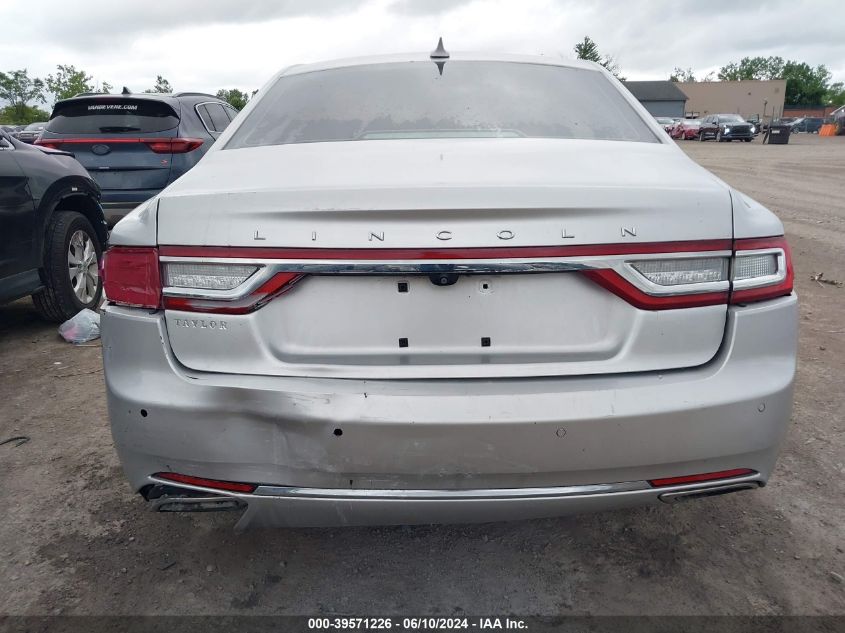 2019 Lincoln Continental Standard VIN: 1LN6L9PKXK5606596 Lot: 39571226