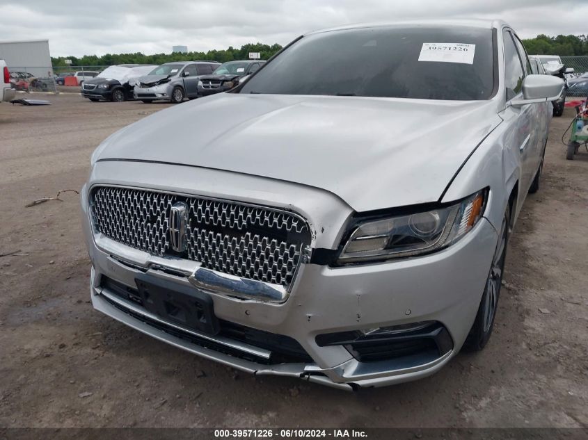 2019 Lincoln Continental Standard VIN: 1LN6L9PKXK5606596 Lot: 39571226