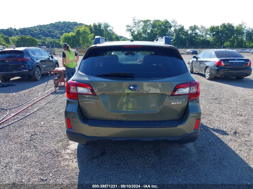 2015 Subaru Outback 2.5I Premium VIN: 4S4BSAHC1F3317621 Lot: 39571231