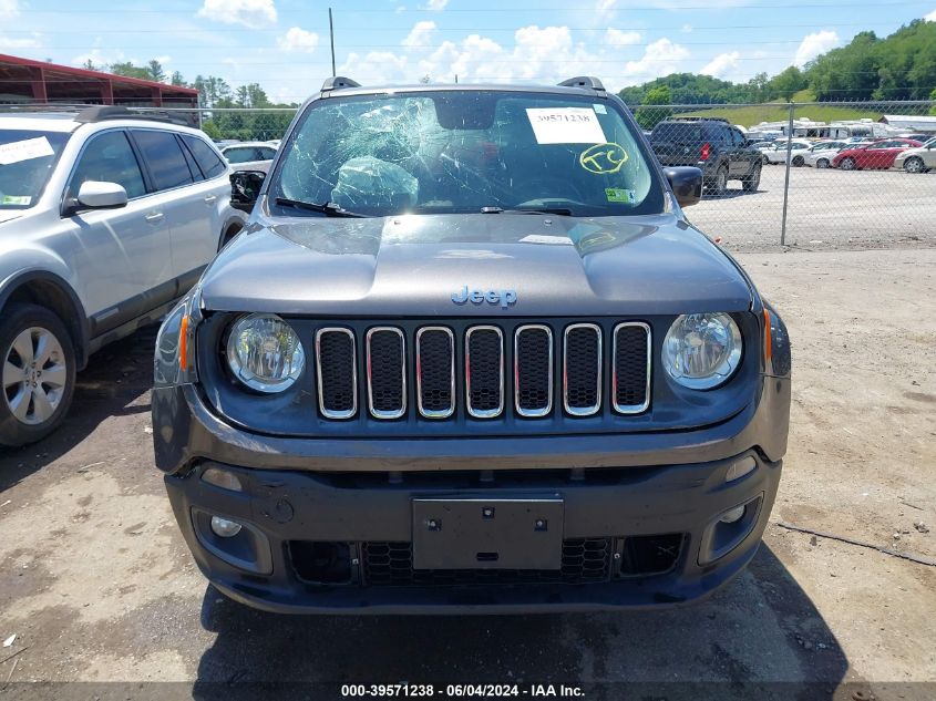 2016 Jeep Renegade Latitude VIN: ZACCJBBTXGPC88000 Lot: 39571238