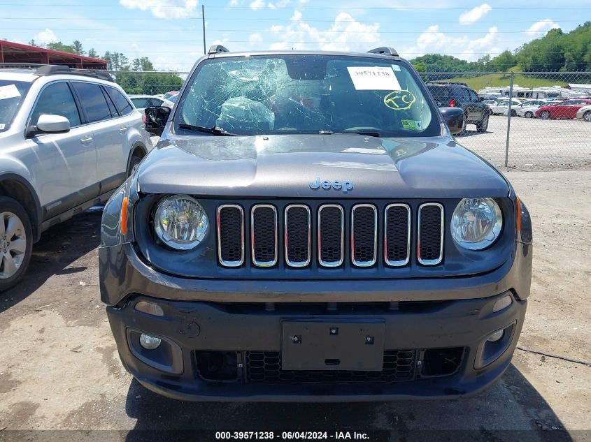 2016 Jeep Renegade Latitude VIN: ZACCJBBTXGPC88000 Lot: 39571238