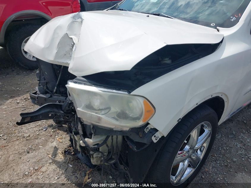 2012 Dodge Durango Citadel VIN: 1C4RDHEG9CC257418 Lot: 39571257