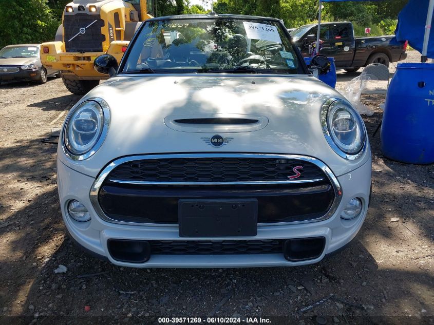 2019 Mini Convertible Cooper S VIN: WMWWG9C57K3J31152 Lot: 39571269