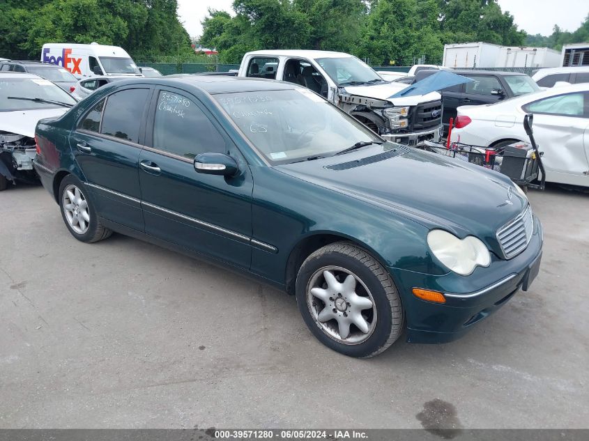 2002 Mercedes-Benz C 240 VIN: WDBRF61J02F174780 Lot: 39571280