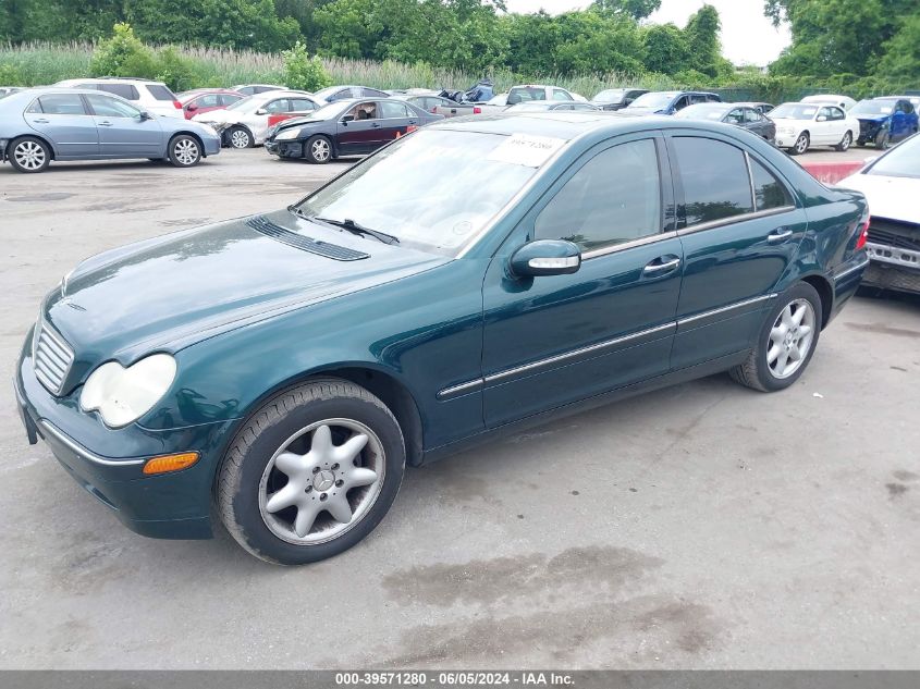 2002 Mercedes-Benz C 240 VIN: WDBRF61J02F174780 Lot: 39571280