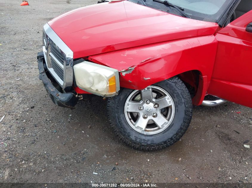 2006 Dodge Dakota Slt VIN: 1D7HW48N46S504627 Lot: 39571282