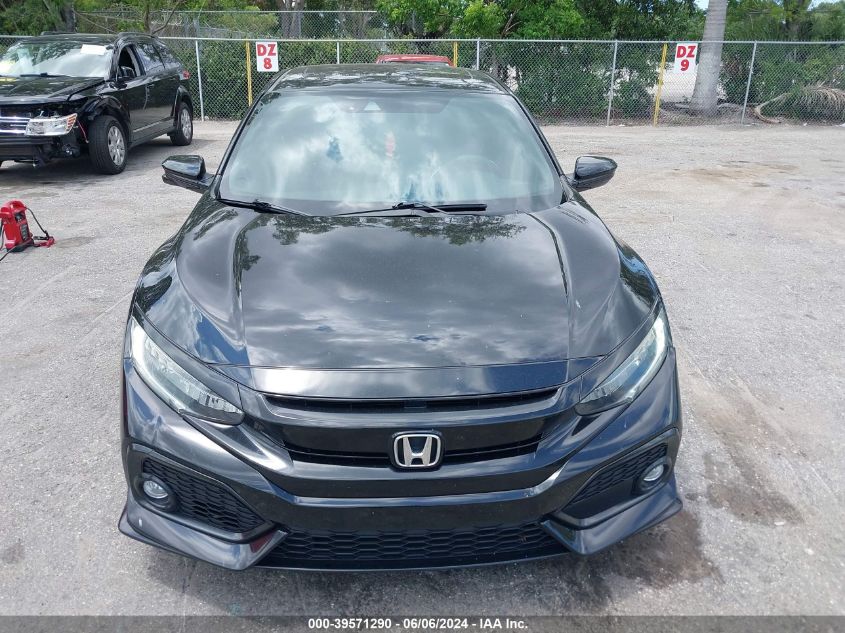 2018 Honda Civic Sport Touring VIN: SHHFK7H95JU216475 Lot: 39571290