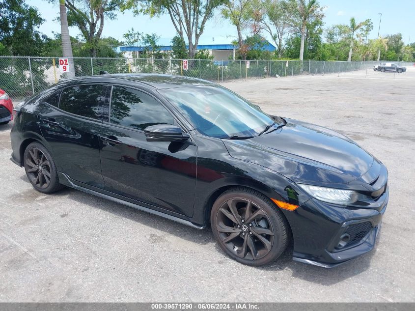 2018 Honda Civic Sport Touring VIN: SHHFK7H95JU216475 Lot: 39571290