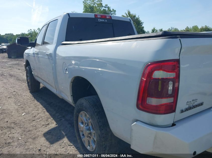 2022 Ram 2500 Laramie 4X4 6'4 Box VIN: 3C6UR5FL7NG308301 Lot: 39571311