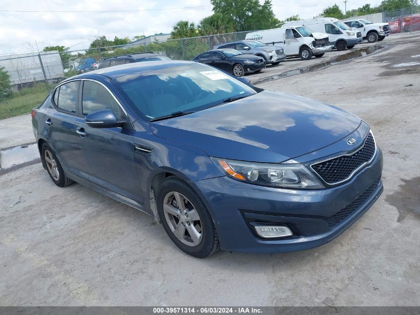 2015 Kia Optima Lx VIN: 5XXGM4A70FG362035 Lot: 39571314